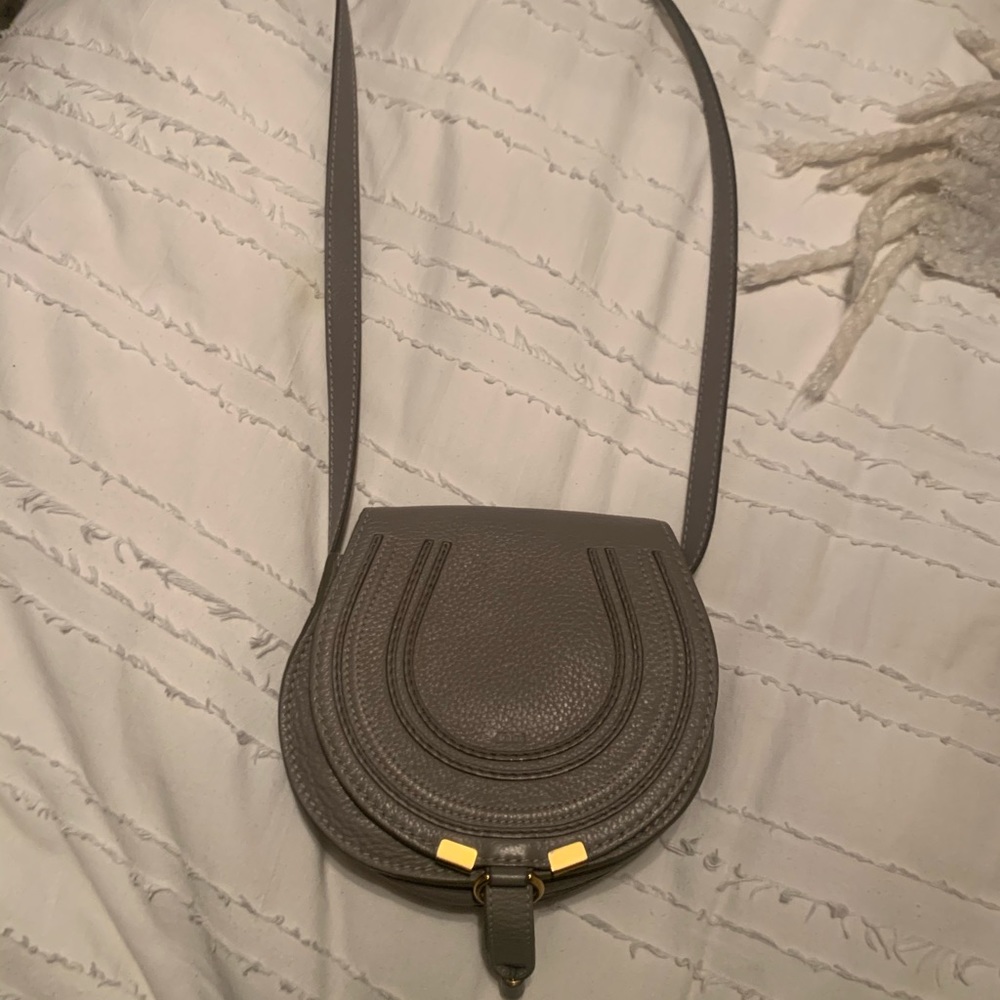 Chloe Mini Marcie Bag - Gray - Picture 5 of 8
